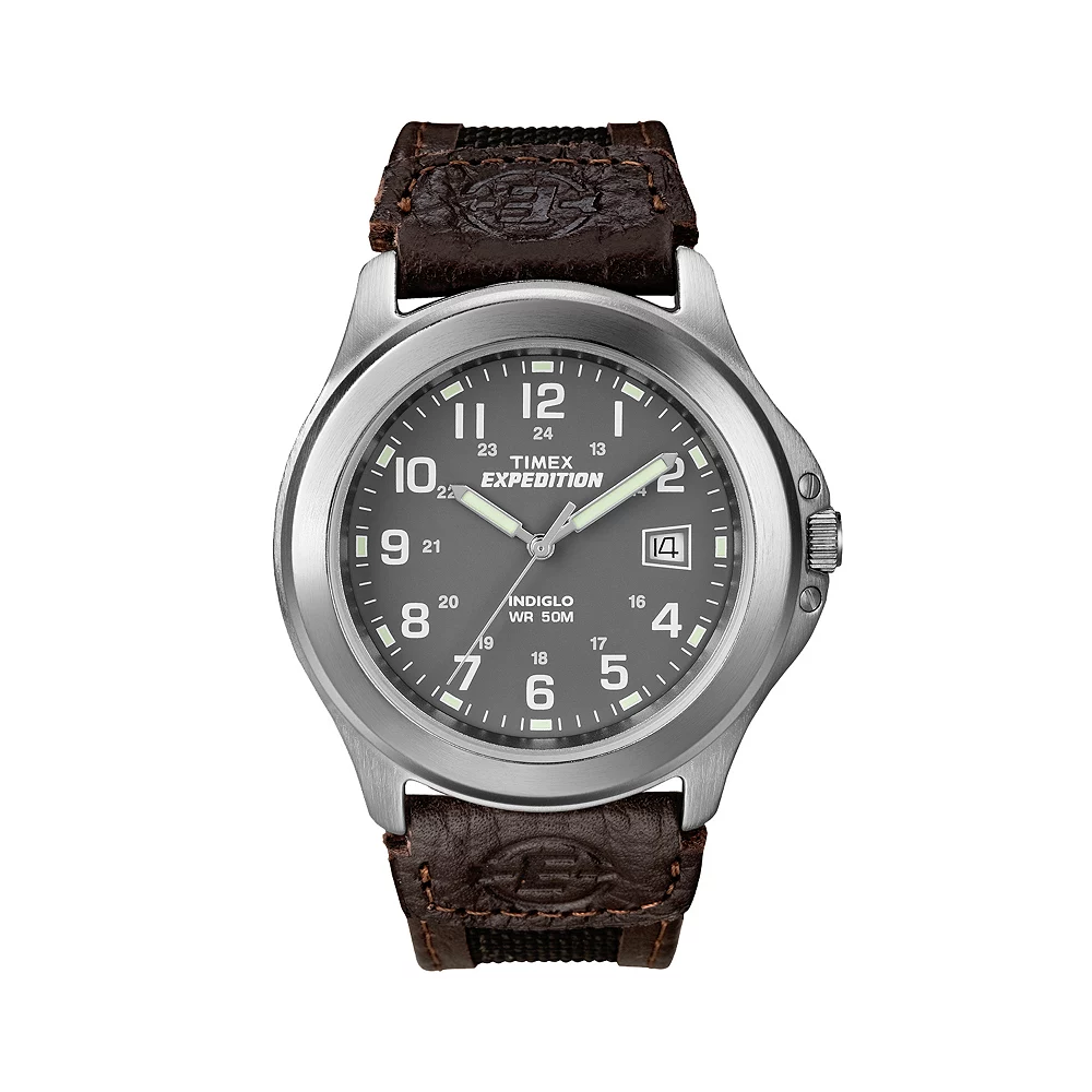 Timex® Men's Expedition Leather Watch - T400919J