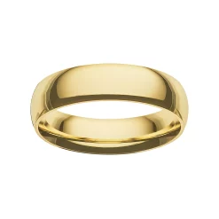 AXL 14k Gold-Over-Stainless Steel Men's Wedding Band