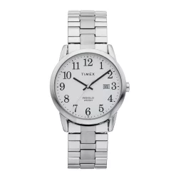 Timex® Men's Easy Reader Stainless Steel Expansion Watch - TW2R58400JT