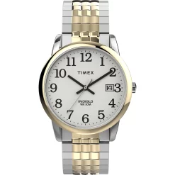 Timex® Men's Easy Reader® Perfect Fit Two-Tone Expansion Band Watch - TW2V05600JT