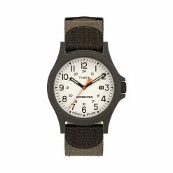Timex® Expedition Acadia 40 MM Men's Leather Strap Watch - TW4B23700JT