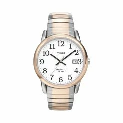Timex® Men's Easy Reader Two Tone Stainless Steel Expansion Watch - T2H311